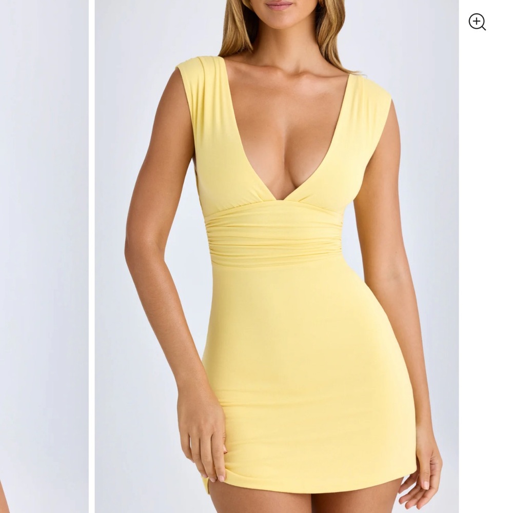 Oh Polly Yellow Mini Dress